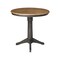 International Concepts Round 36 in Rd Extension Dining Table, 2 X-Back Counter Ht Stools, Hickory/Coal, 36 in W, 48 in L K45-36RXT-27-S6132-2 - alternate 3